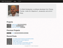 Tablet Screenshot of markschabacker.com